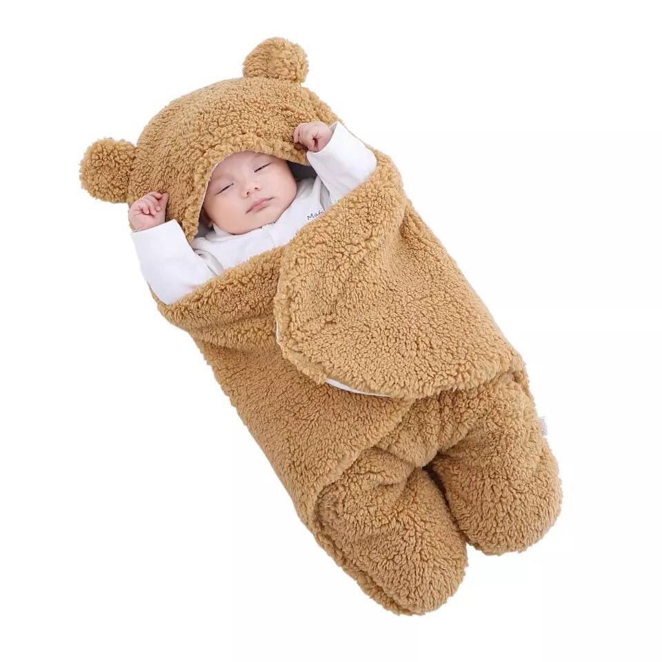 Ultra Soft Baby Bear Wrap Up Blanket Etsy