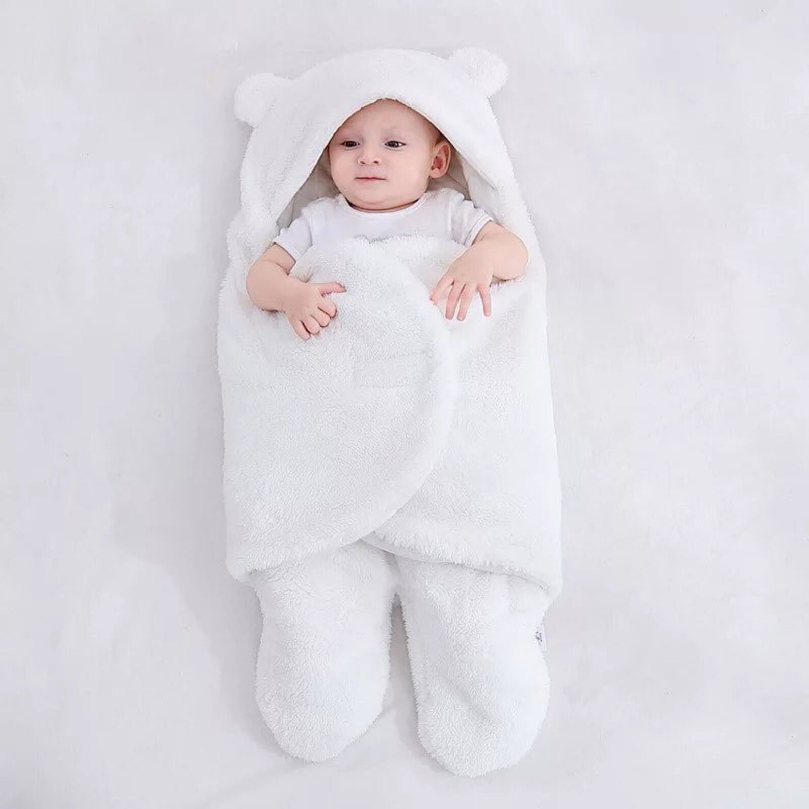 Ultra Soft Baby Bear Wrap Up Blanket Etsy
