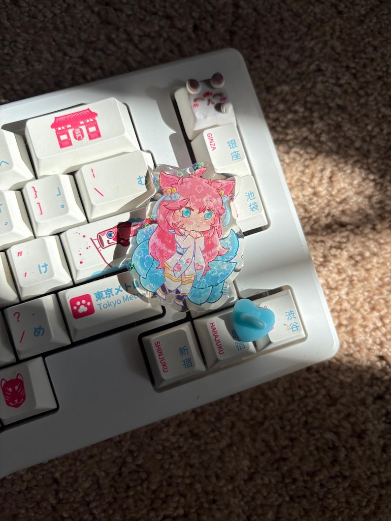 LOL | League of Legends Spirit Blossom Acrylic Pins | Sett Aphelios Ahri Yone Thresh Evelynn image 2