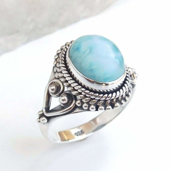 Larimar ring etsy online