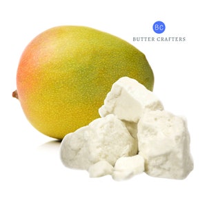 Mango Butter - 100% Pure Natural Raw Organic Cold Pressed Unrefined Premium For Skin Hair Face Body Lip Moisturizer Bulk | ButterCrafters