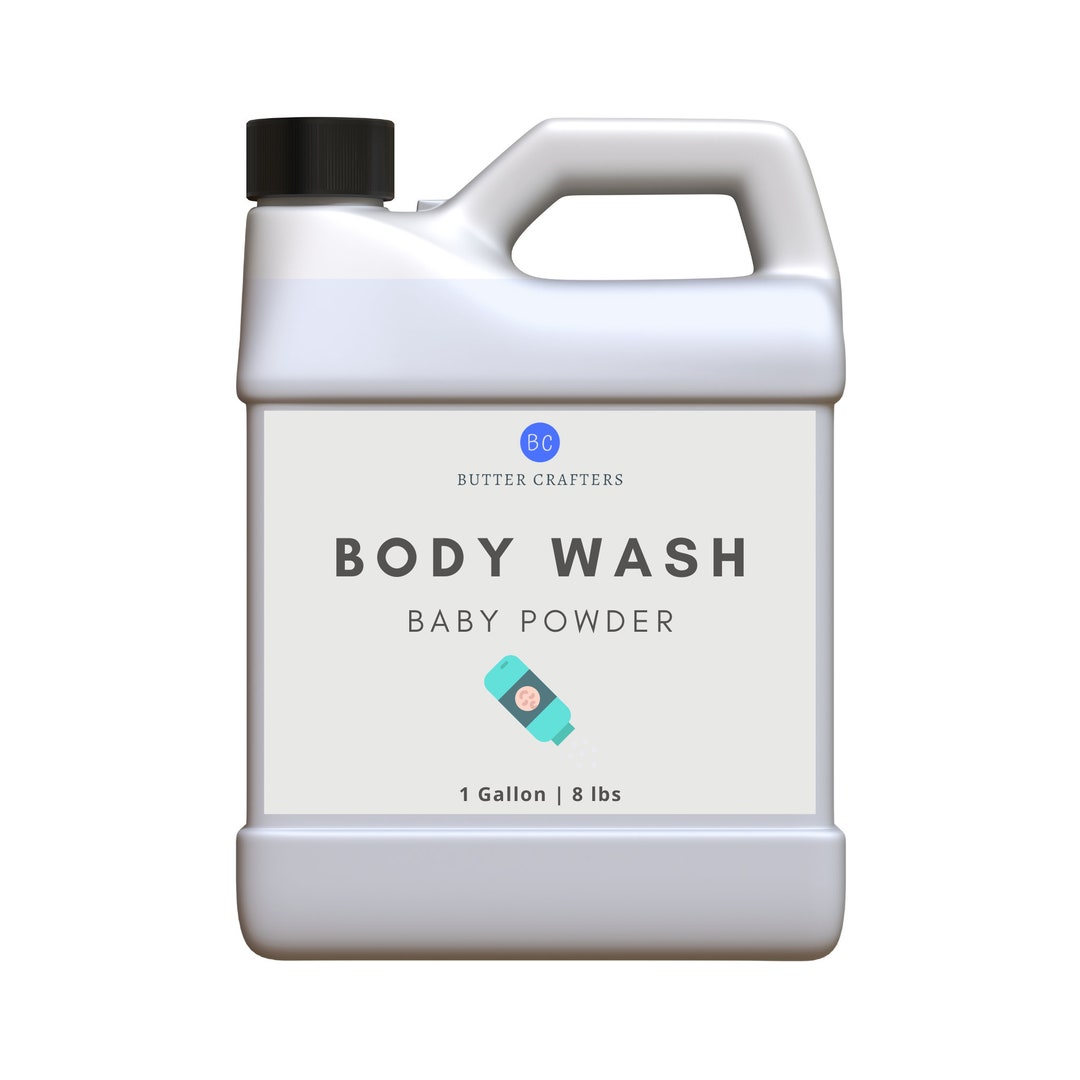 Baby Powder Body Wash 100 Natural Smooth Rich Leather Etsy