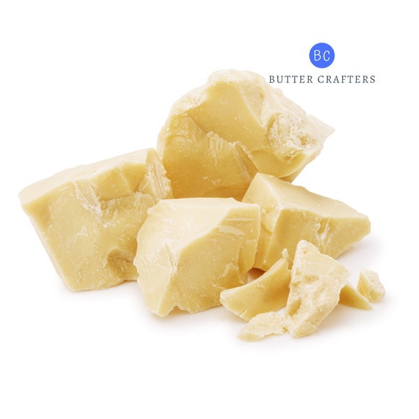 Cocoa Butter - 100% Pure Natural Raw Unrefined Organic Cold Pressed Grade A For Skin Hair Face Body Lip Moisturizer Bulk | ButterCrafters
