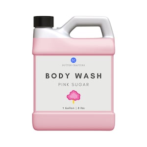 Pink Sugar Body Wash - 100% Natural Smooth Rich Leathering Enriched With Vitamin C & Vitamin E Antioxidant Bulk Wholesale | ButterCrafters