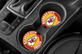 Chiefs Inspired Car Coasters- Set of 2