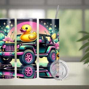 Custom Ducked Jeep 20oz Tumbler