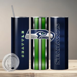 Seahawks de Seattle personnalisés| Gobelet de football 20oz