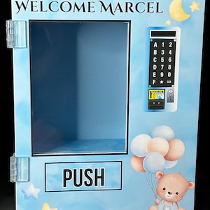 Custom Baby Shower 8x10 Vending Machine