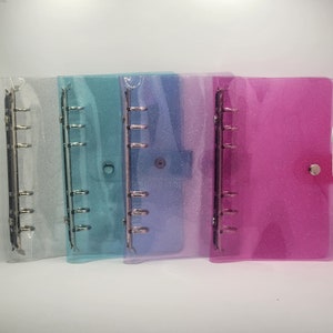 Glitter| Holographic A6 Budget Binder with Cash Envelopes