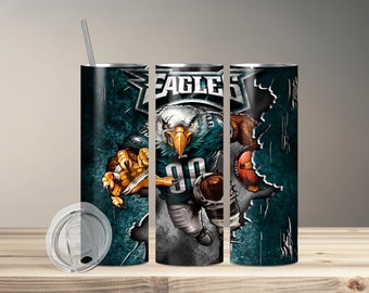 Custom Eagles 20oz Tumbler