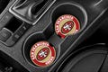 49ers Inspired Car Coasters- Set of 2