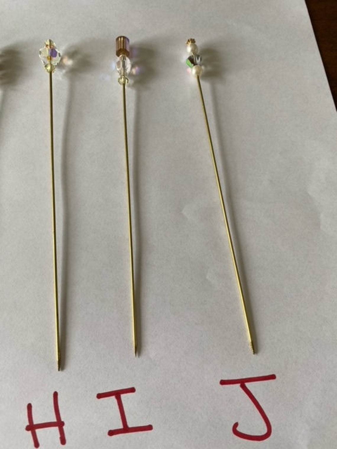 1950s Mid Century Ladies Hat Pins or Hijab Pin Etsy