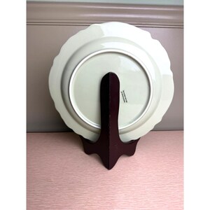 Anthropologie Elin Moss Stoneware Dinner Plate – Sage Green – 10” Botanical Design imagem 3