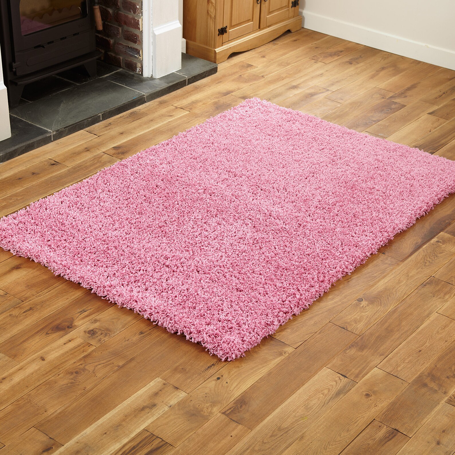 Modern Pink Shaggy Rug Small to Large 5 Cm Thick Pile Rugs Etsy UK