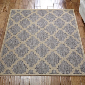 Moda Trellis Flatweave Utility Mats Kitchen Rugs Runners Grey Anti Slip