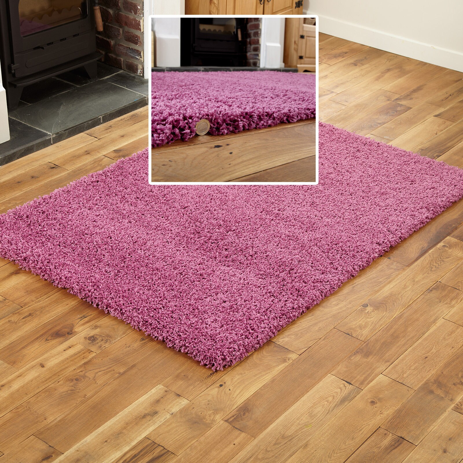 Modern Shaggy Rug Small to Large 5 Cm Thick Pile Rugs Living Etsy UK