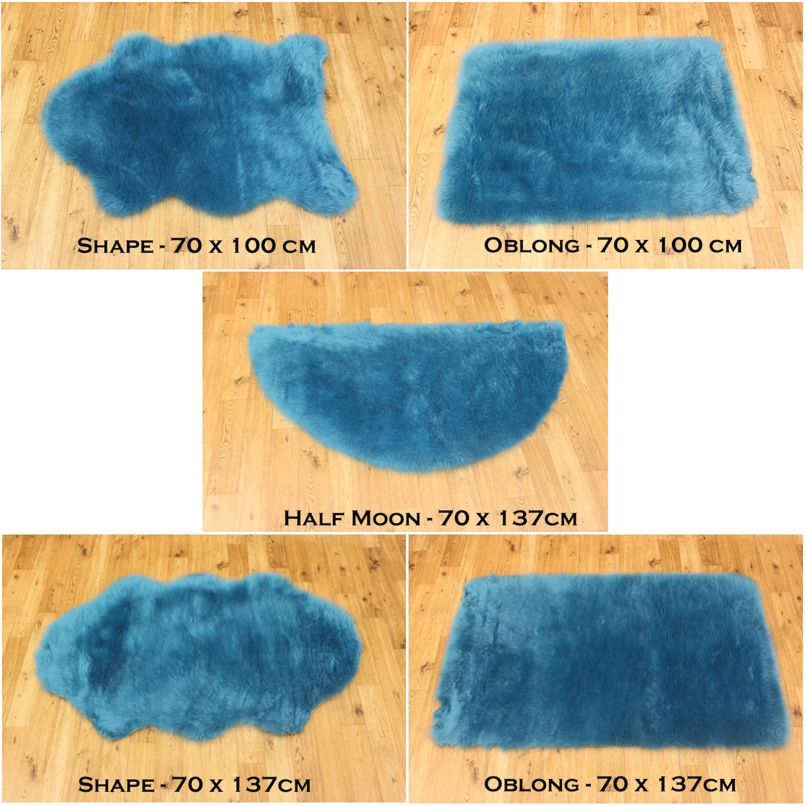 Sheepskin Teal Faux Fur rug Sheepskin Rugs Exclusive Rug Etsy