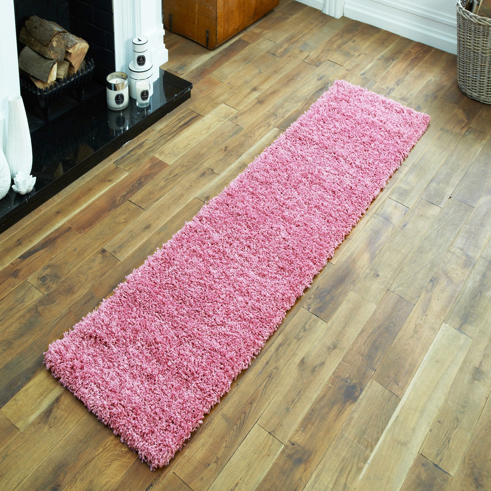 Modern Pink Shaggy Rug Small to Large 5 Cm Thick Pile Rugs Etsy UK