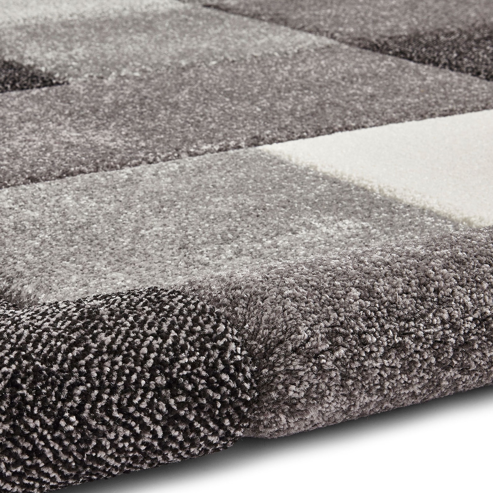 Brooklyn 646 Grey Modern Style Area Rug thick 20mm pile Living | Etsy