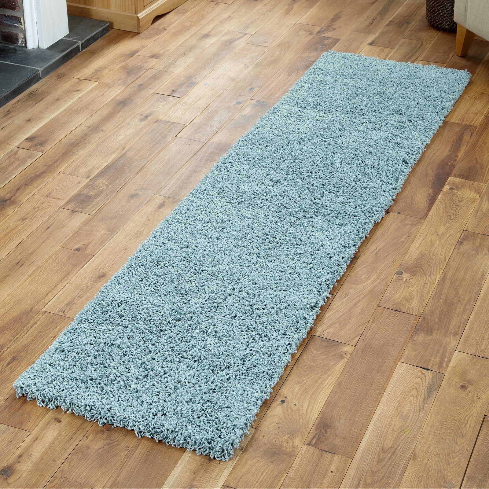 Modern Duck Egg Blue Shaggy Rug Small to Large 5 Cm Thick Pile Etsy UK