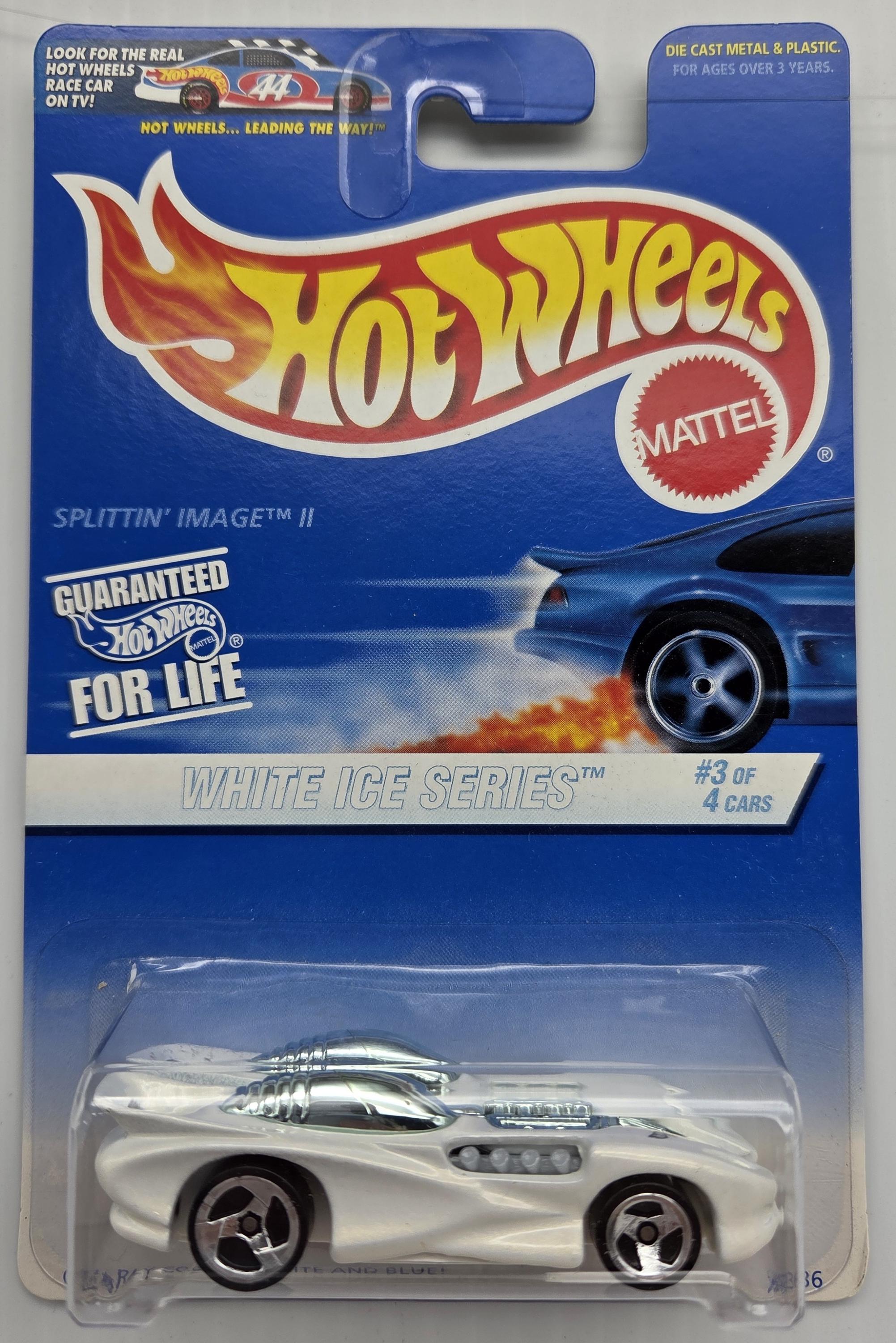Hot Wheels Vintage 1997 White Ice Series, Twinmill 2, Splittin