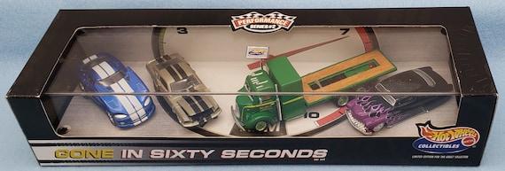 Gone in Sixty Seconds ミニカーセット Hot Wheels Gone in 60 Seconds Series #2 4 Car Set 1 New in Box - Etsy
