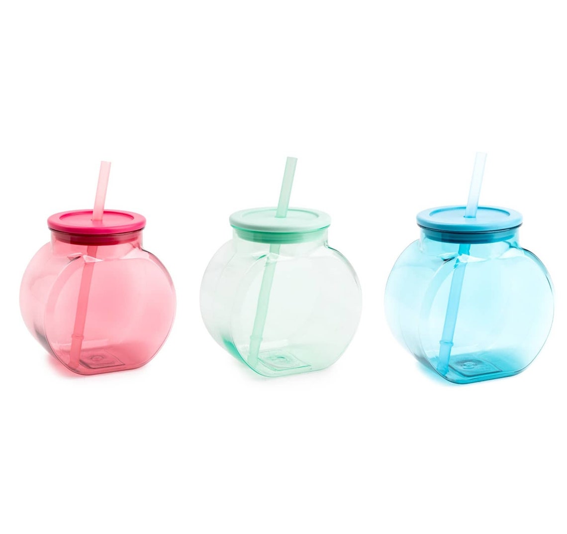 40 oz Fish Bowl Tumbler Plastic cup with lid and straw Bad Etsy