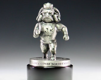 University of North Carolina Tar Heels Desktop Sculpture - Cast Pewter - UNC Art - University of North Carolina Graduation Gifts