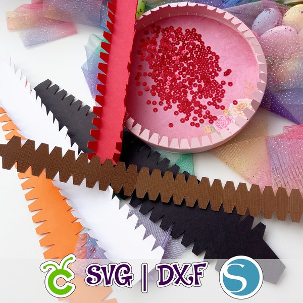 Shaker Layer Strips | 5 sizes | SVG, Studio | Shadow Box Component | 3D Shaker Cake Topper Component | Use instead foam strips | Digital