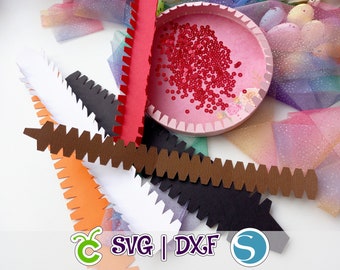 Shaker Layer Strips | 5 sizes | SVG, Studio | Shadow Box Component | 3D Shaker Cake Topper Component | Use instead foam strips | Digital