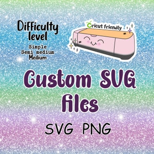 Créez des fichiers SVG et PNG personnalisés pour les machines de découpe numériques | Fichiers Cricut personnalisés | Difficulté simple à moyenne | Fichiers numériques uniquement