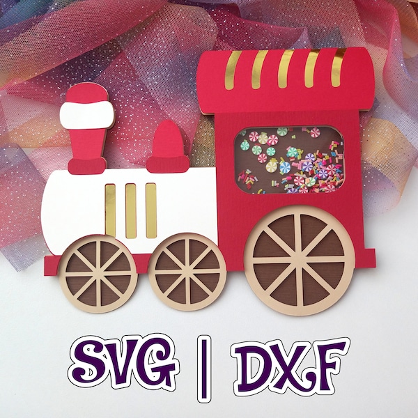 Modèle 3D de moteur de train Shaker | Locomotive | Petit train | Décoration de gâteau | Décoration d'intérieur | SVG | Studio | Fichier numérique