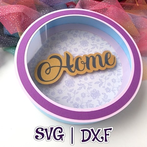 Strato Shaker / Senza nastro in schiuma / Grandi dimensioni / Modello Topper per torta / Cornice / Decorazione da parete / Confezione regalo / SVG e Studio / File digitale