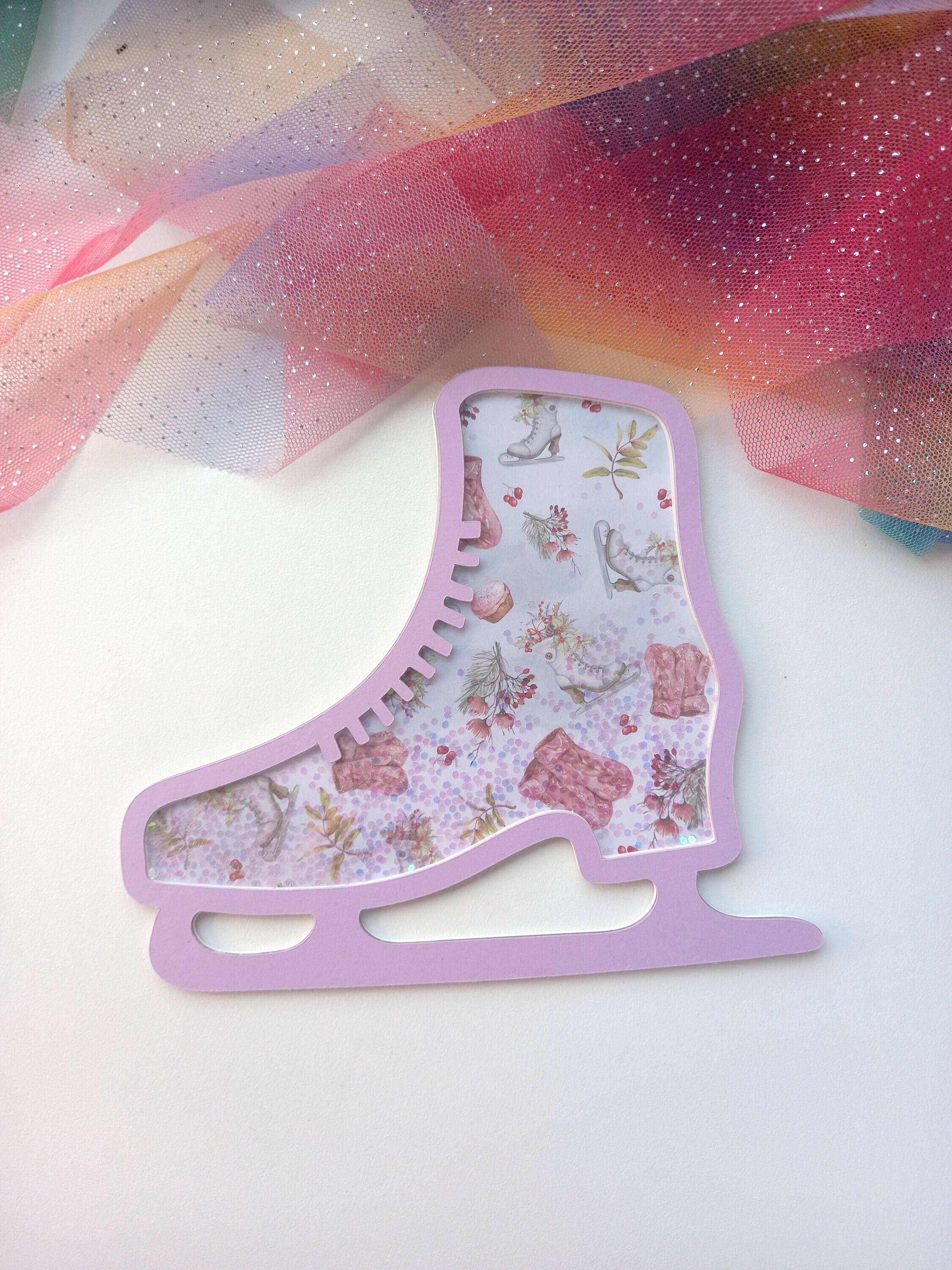 Ice Skate Shaker Template 2 Styles SVG Studio Holiday Etsy