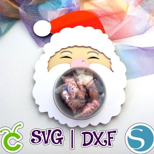Santa Claus Candy Holder | Candy Dome | Candy Ornament | Christmas Gift | Dome size 8cm / 3.14&quot; | Digital file