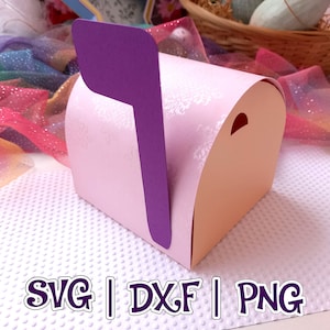 Mail Box Template | SVG, Studio, JPG And PNG | Gift Box | Favour Gift | Goodie Bag |Video Instruction | Digital File