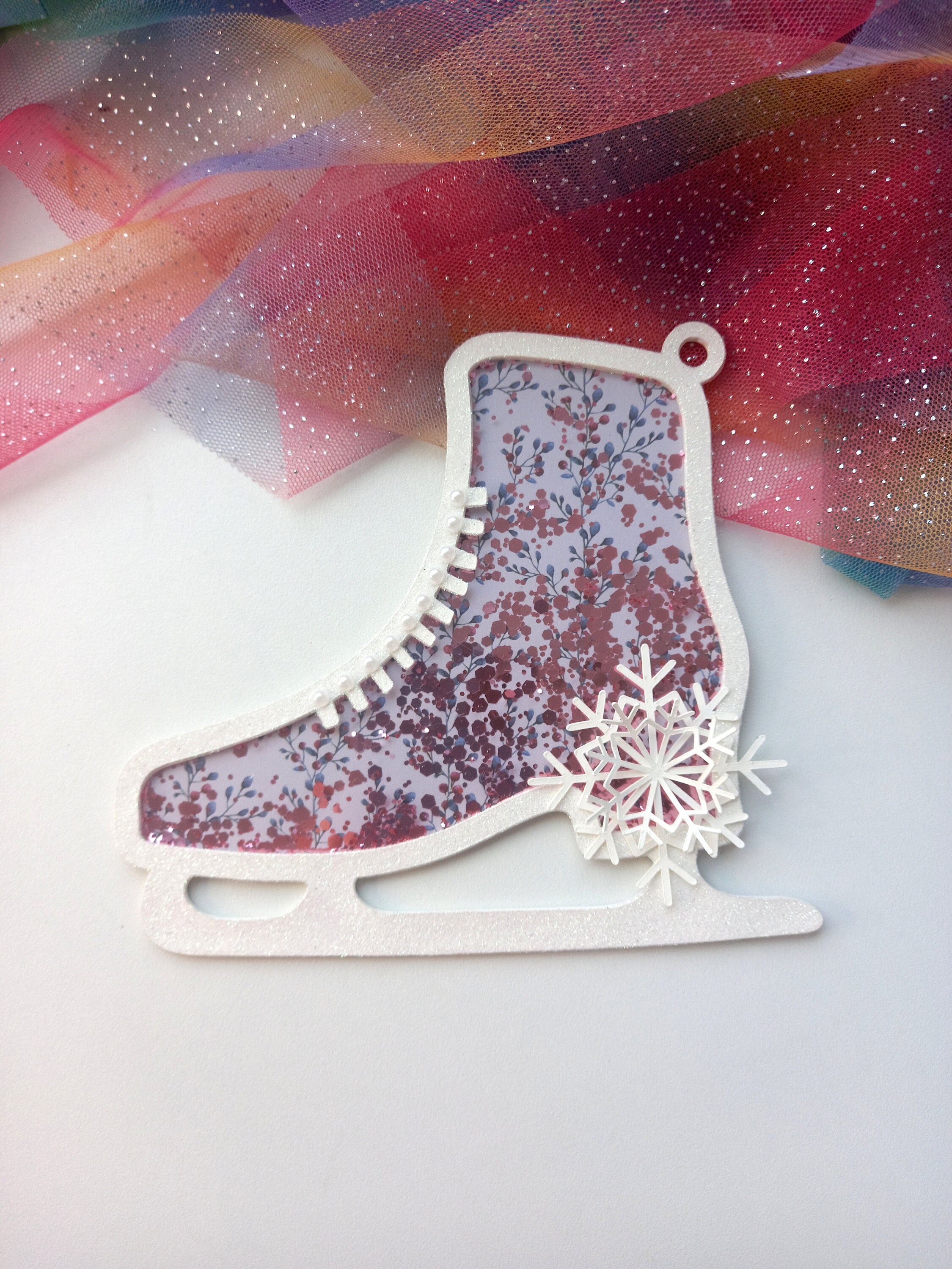 Ice Skate Shaker Template 2 Styles SVG Studio Holiday Etsy