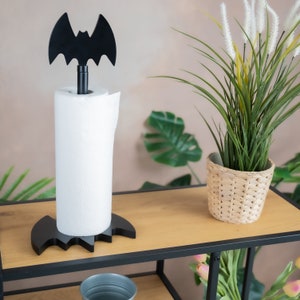Bat Paper Towel Holder the Perfect Gothic Kitchen Accessories for Bat Decor Bat Gifts Halloween Bats Decor and Your Gothic Kitchen Etsy