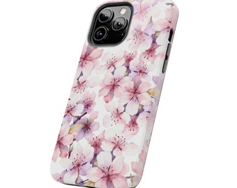 Pink Spring Phone Case, iPhone 13 Pro Max, iPhone 12 Pro Case, iPhone 11 Case, Floral Phone Case, iPhone 14 Pro Case, Pretty iPhone Case, vN