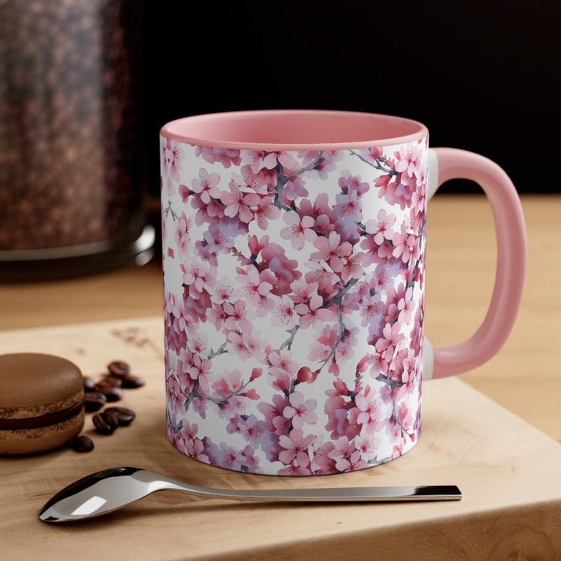 Pink Coffee Mug - Etsy