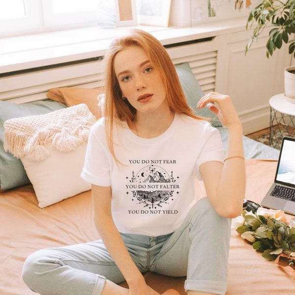 ACOTAR tshirt - ACOTAR Velaris Merch tshirt - ACOTAR Velaris Shirt - You Do Not Yield tshirt