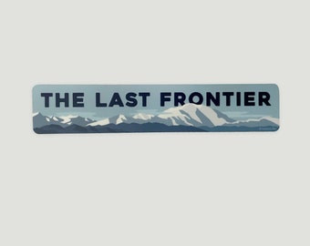 The Last Frontier Denali Alaska Sticker