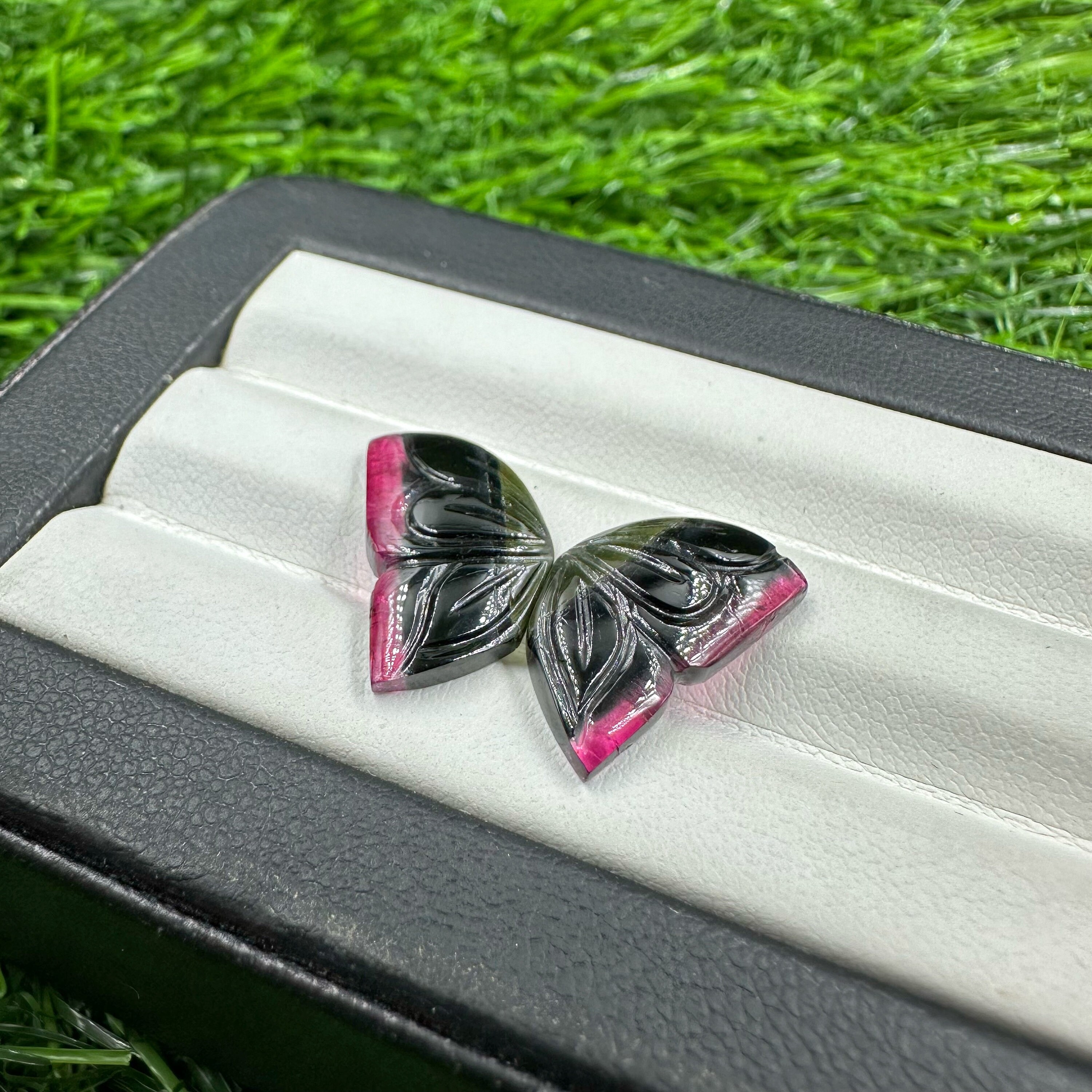 Hydro Bi Color Tourmaline Oval Shape Gemstone Handmade Pendant Jewelry Size.1.5