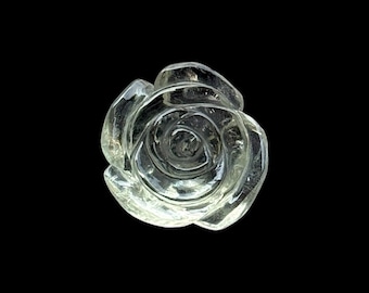 Natural Green Amethyst  Rose Carving, Flower, Gemstone, Decor, Healing Crystal Gift, Gift, Collector Stone
