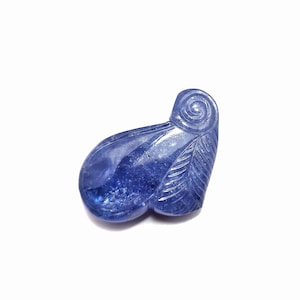 Carved Tanzanite Gemstone: 56 Carat Fancy Jewelry Stone