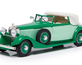 1934 Hispano Suiza J12 Drophead Coupe by Fernandez & Darrin (medio abierto) maqueta a escala 1:18 por Esval Models - ENVÍO GRATIS