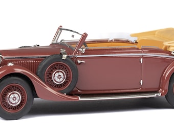 1933-36 Mercedes-Benz 290 W18 cabriolet B scale model in 1:43 scale by Esval Models - FREE SHIPPING