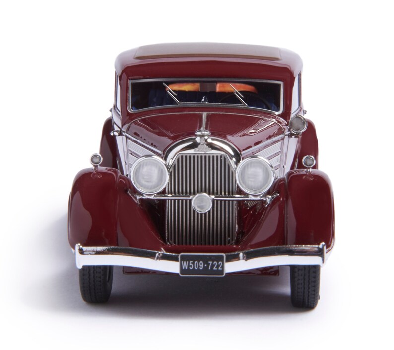 1932 Austro-Daimler ADR8 Alpine sedan scale model in 1:43 scale by Esval Models FREE SHIPPING image 7