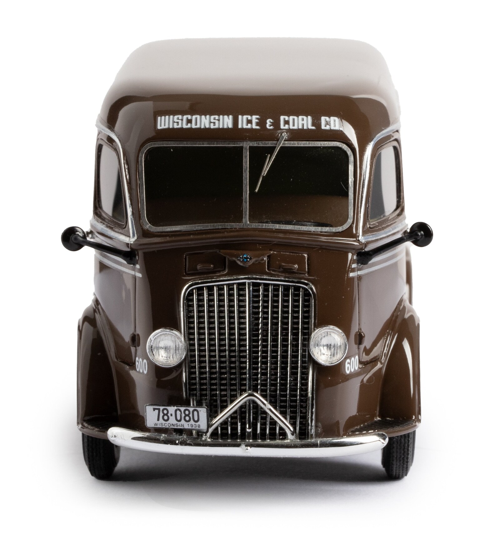 1938 INTERNATIONAL D-300 DELIVERY VAN "WISCONSIN" 1/43 MODEL ESVAL EMUS43080 A