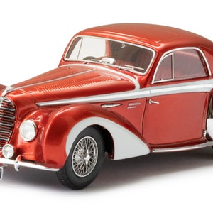 1947 Delahaye 135M 3-window coupe by Henri Chapron scale model in 1:43 scale by Esval Models - FREE SHIPPING